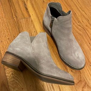 Blondos Waterproof Grey Suede Booties
